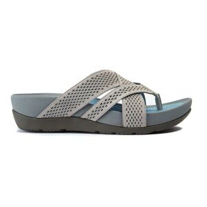 Baretraps Agatha Women's Thong Sandals - Light Blue & Gray Women’s Size 10 M